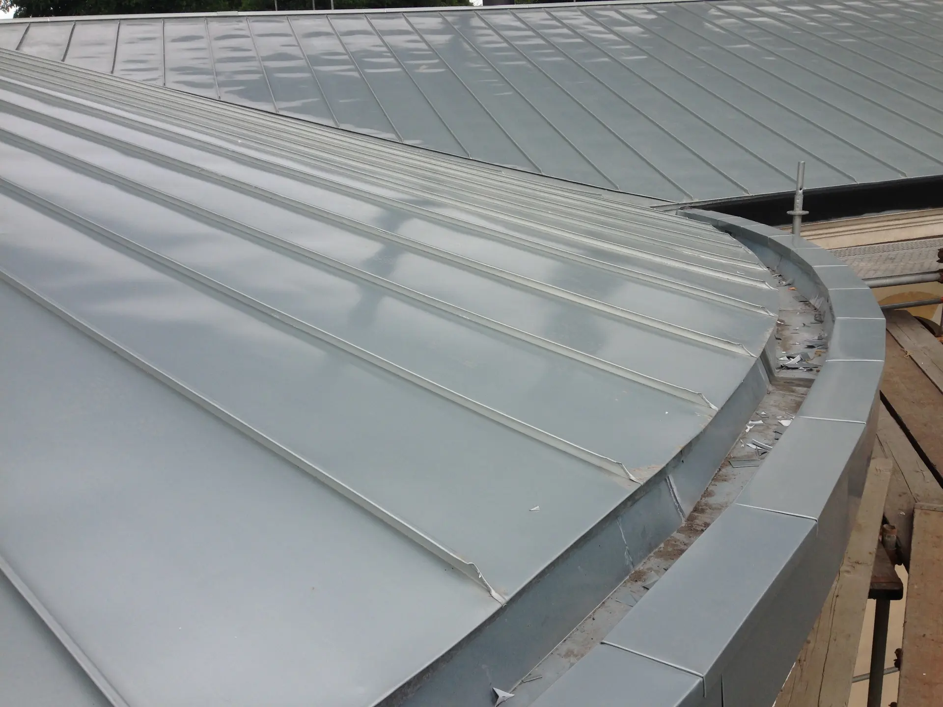 Curved roof detail at Beylerbeyi Palace